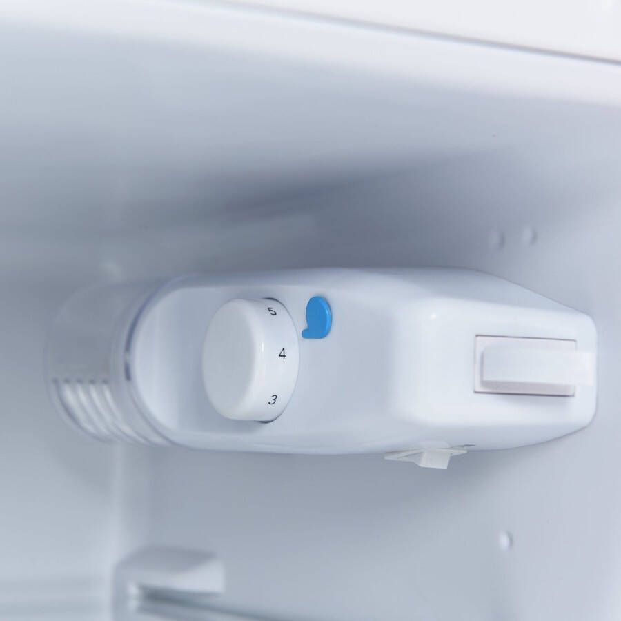 Merax Retro-Kühlschrank. Kühl-Gefrier-Kombination 105.5 cm hoch 41 cm breit zweitürig 92 Liter Gesamtvolumen mit 28 Liter Gefriervolumen.116 kWh Jahr -27°C ~13°C LED-Licht. [Energieklasse D]