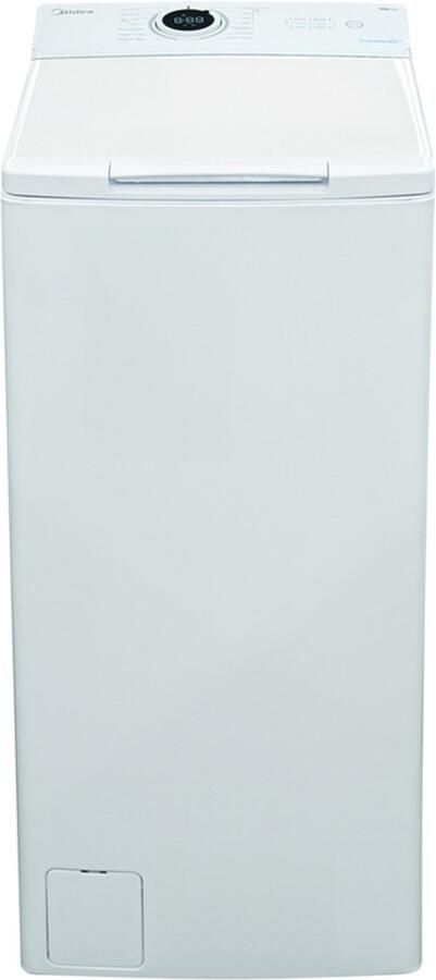 Midea MF100T70B W-HR Wasmachine Bovenlader 7 kg capaciteit Wit 78 dB A label 1200 rpm Engels display