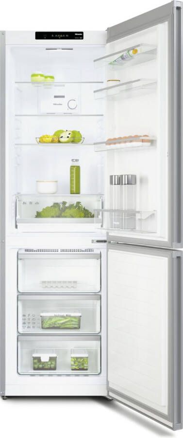 Miele KDN 4174 E Active koel-vriescombinatie Vrijstaand 305 l Zilver