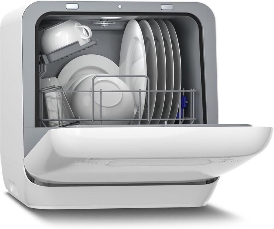 Mira Mini Vaatwasser Tafelvaatwasser Vaatwasser Wit 42cm x 43cm x 45cm