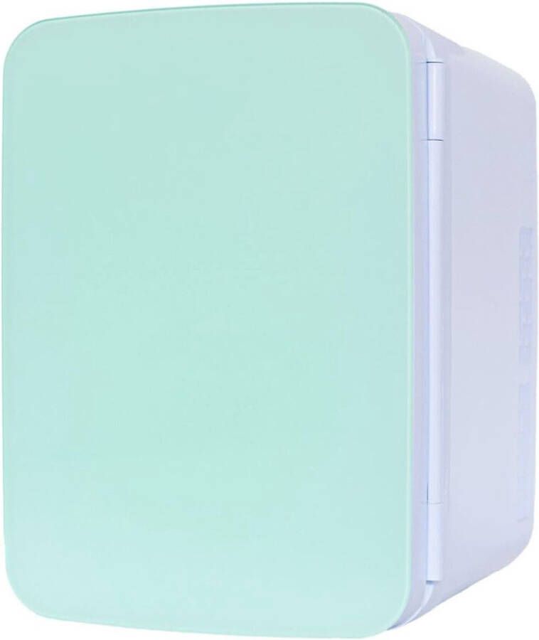 DailySupplies MRKK Minibar Mini Koelkast Glazen Deur Drankenkoelkast Flessenkoelkast 10L- Blauw