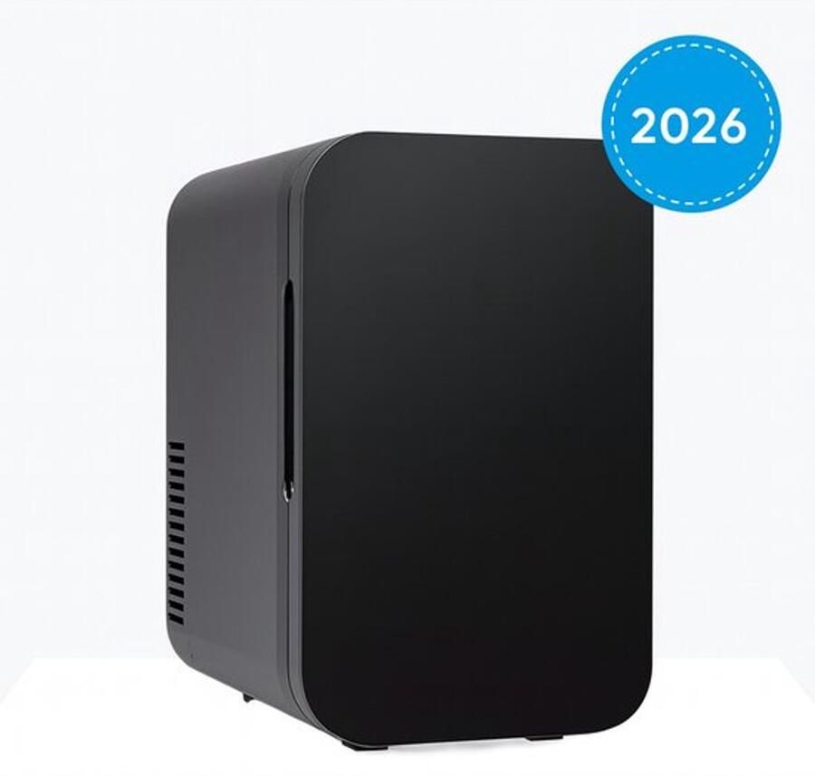 Myni Mini koelkast 4 liter – Voor cosmetica snacks & drinken – 12V 230V – Koel- warmfunctie – Zwart