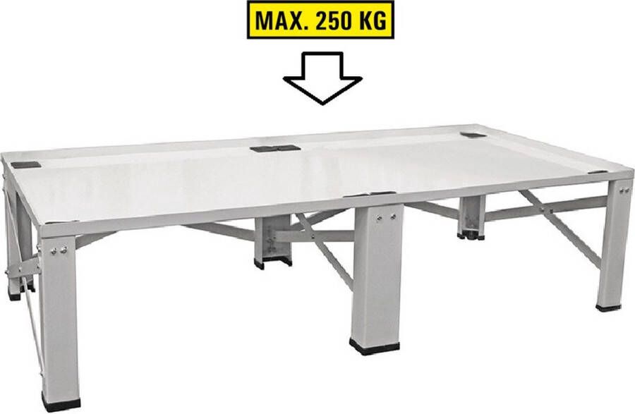 Nedco Kunststoffen Bv Dubbele Verhoger voor Wasmachine en Droger universeel passend podest voor Miele AEG enzv