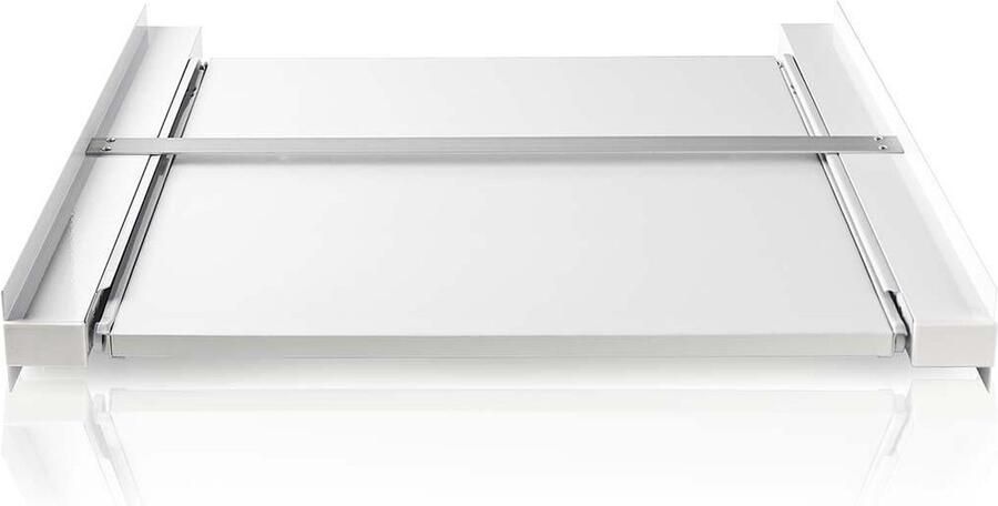 Nedis Universele Stapelkit voor Wasmachine en Wasdroger Uittrekbare plank Wit