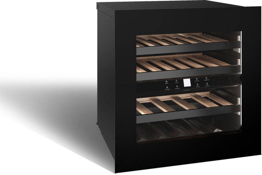 Nestor M Inbouw Wijnkoelkast NWXE221FN1 Nis 60 cm H 2 zones 21 Flessen Push Open