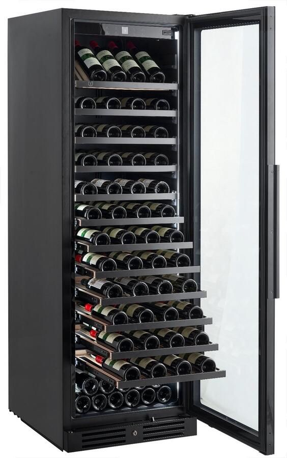 Nestor M NWX1124FN2 Wijnkoelkast Wijnbewaarkast 1 zone (5-20°C) 124 Flessen Vrijstaand & Inbouw 3 Kleuren LED 38 dB Luxe Koolstoffilter