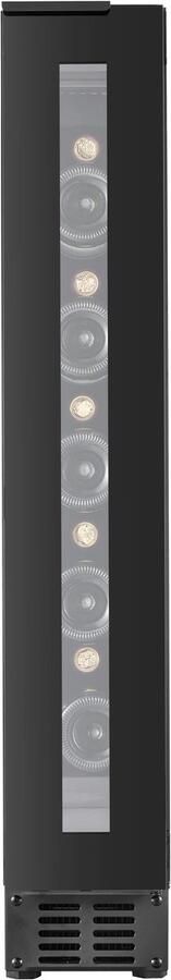 Nestor M Wijnkoelkast 15 cm Breed NWVS110FN1 10 Flessen 5 à 20 °C 3 kleuren LED Stil 34 dB Koolstoffilter