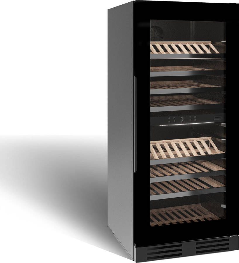 Nestor M Wijnklimaatkast NWX293FN1 2 T° 93 Flessen Koolstoffilter 2 Presentatielades