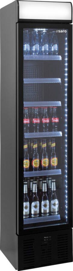 No SARO Flessenkoeler smal Model DK 134 PRO 325-2250 Horeca & Professioneel