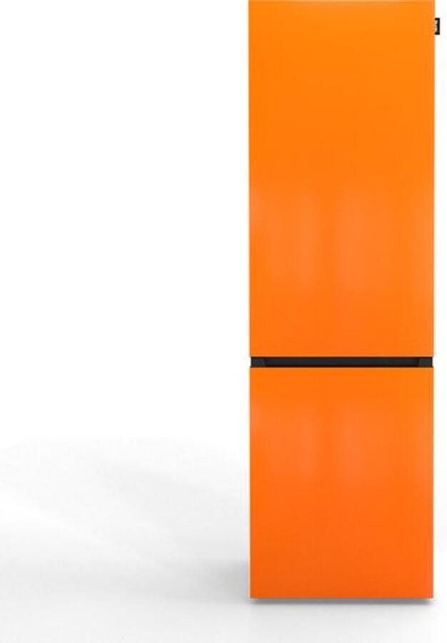 Nunki Large Combi NFA – Koel-vriescombinatie – No Frost – A-klasse – 304 liter – Front Bright Orange Gloss