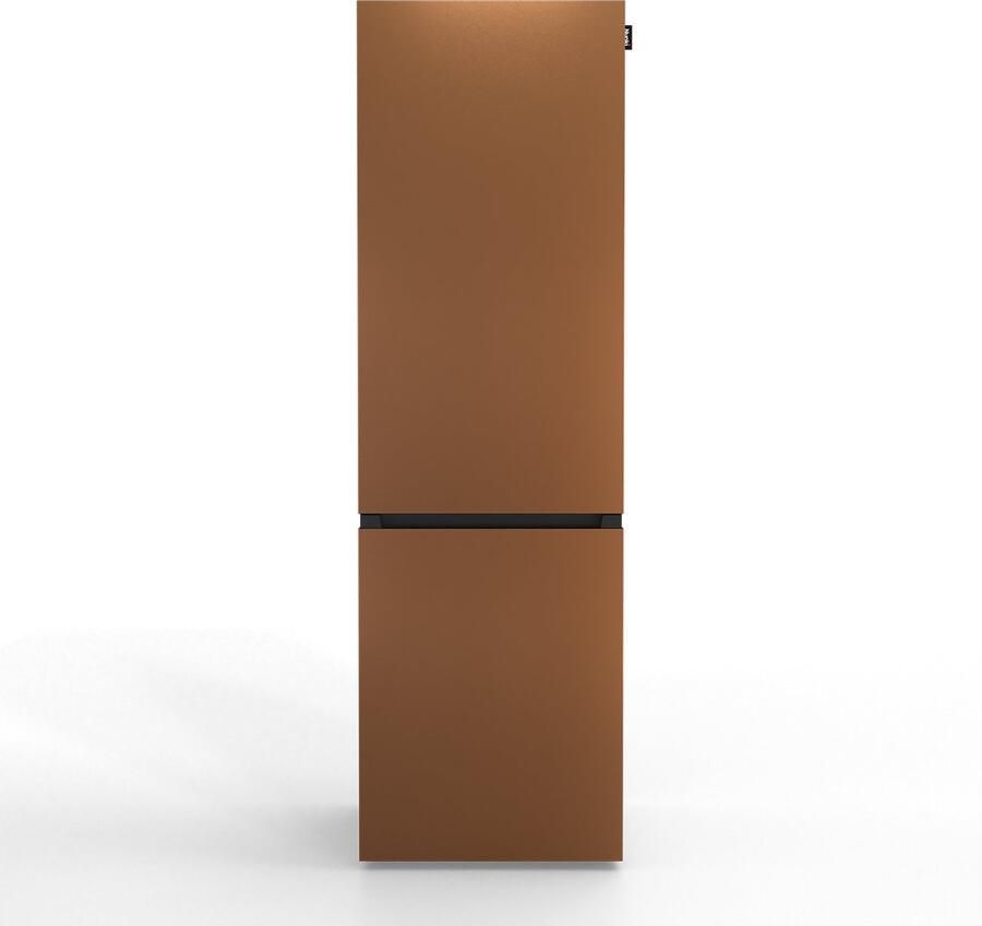 Nunki LARGECOMBINF-ABRO Koel-vriescombinatie D Klasse 253l Brown Matte Metallic (ALL sides)