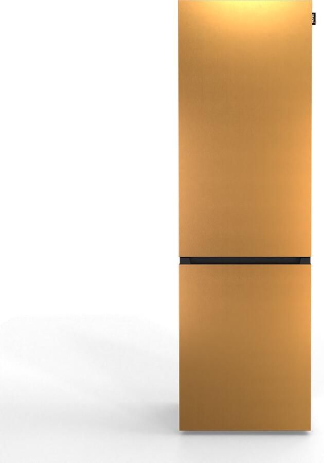 Nunki LARGECOMBINF-FBRZ Koel-vriescombinatie D Klasse 253l Brushed Bronze Texture (FRONT only)