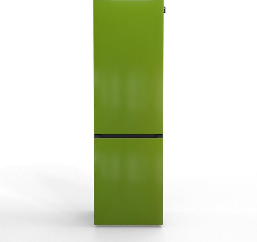 Nunki LARGECOMBINF-AGRA Koel-vriescombinatie D Klasse 253l Grass Green Gloss (ALL sides)