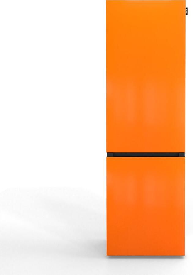 Nunki LARGECOMBINF-FORA Koel-vriescombinatie D Klasse 253l Bright Orange Gloss (FRONT only)