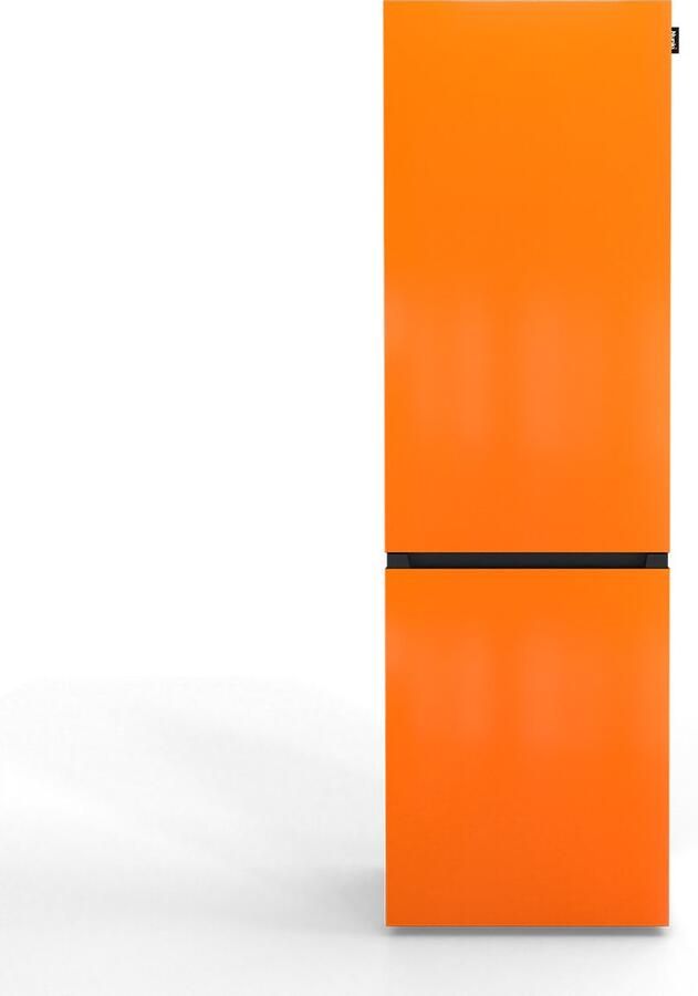 Nunki LARGECOMBINFA-FORA Koel-vriescombinatie A Klasse 304l Bright Orange Gloss (FRONT only)