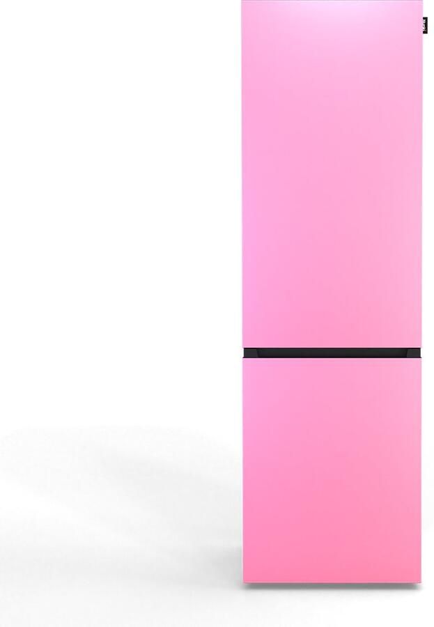 Nunki LARGECOMBINFA-ABUB Koel-vriescombinatie A Klasse 304l Bubblegum Pink Satin (ALL sides)