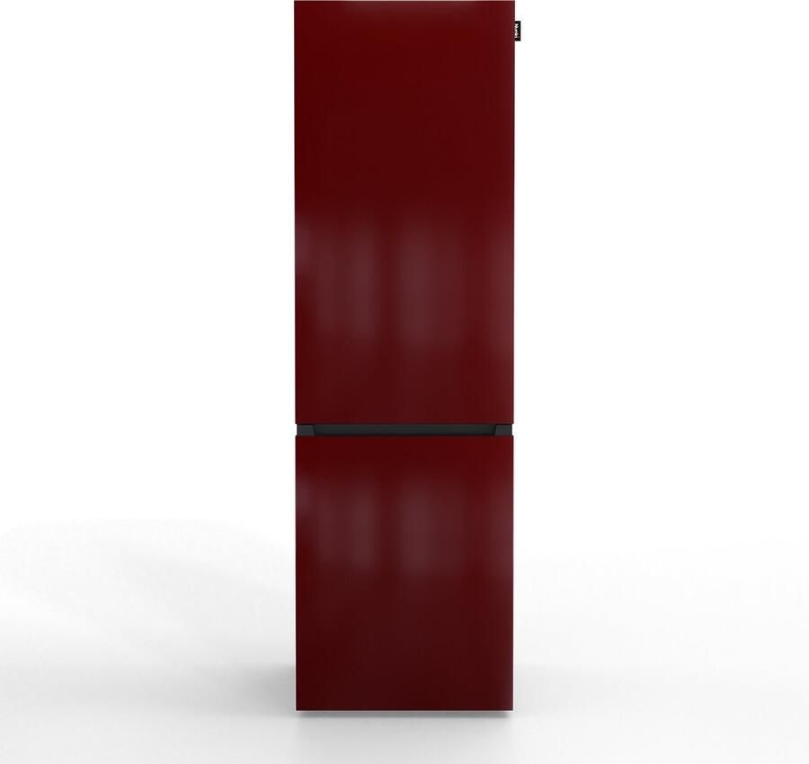Nunki LARGECOMBINFA-ABUR Koel-vriescombinatie A Klasse 304l Burgundy Gloss (ALL sides)