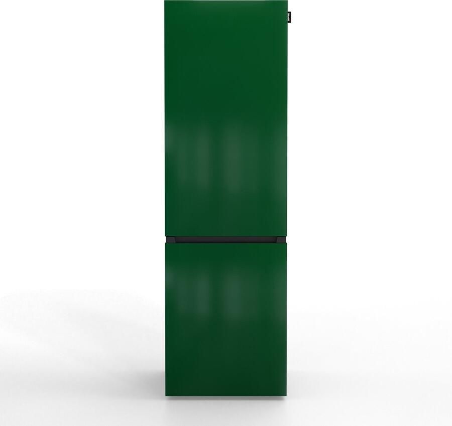 Nunki LARGECOMBINFA-FDAR Koel-vriescombinatie A Klasse 304l Dark Green Gloss (FRONT only)