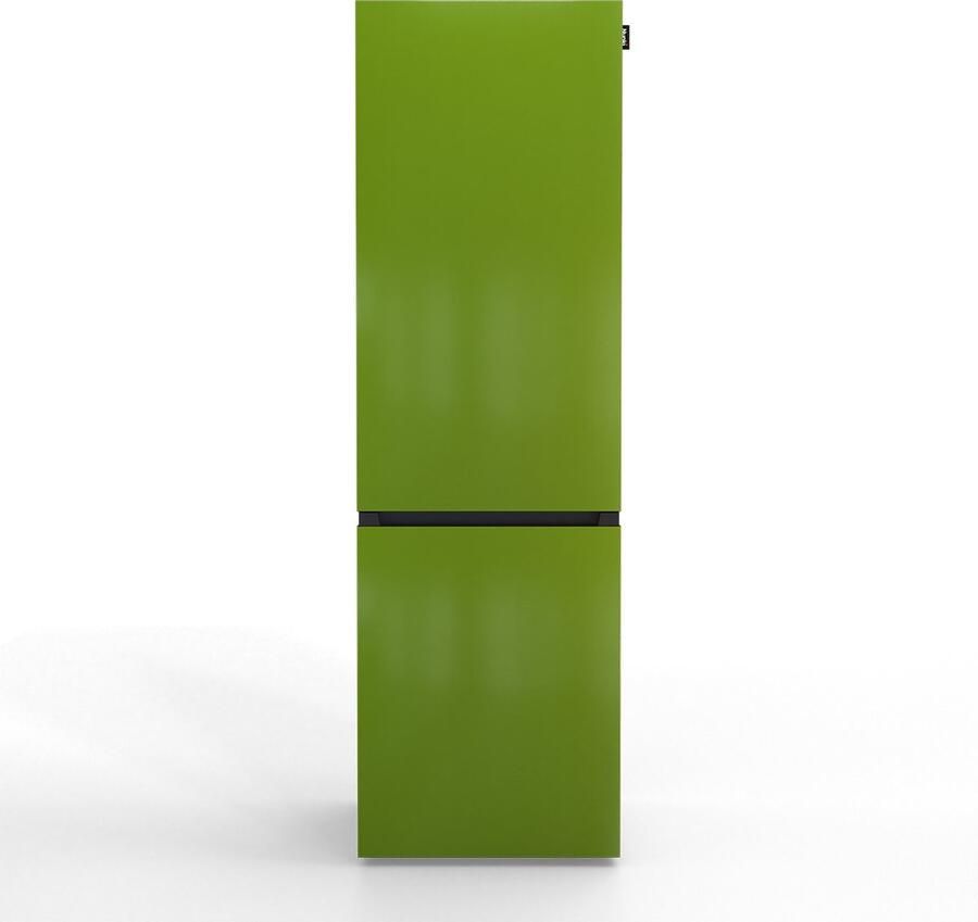 Nunki LARGECOMBINFA-AGRA Koel-vriescombinatie A Klasse 304l Grass Green Gloss (ALL sides)