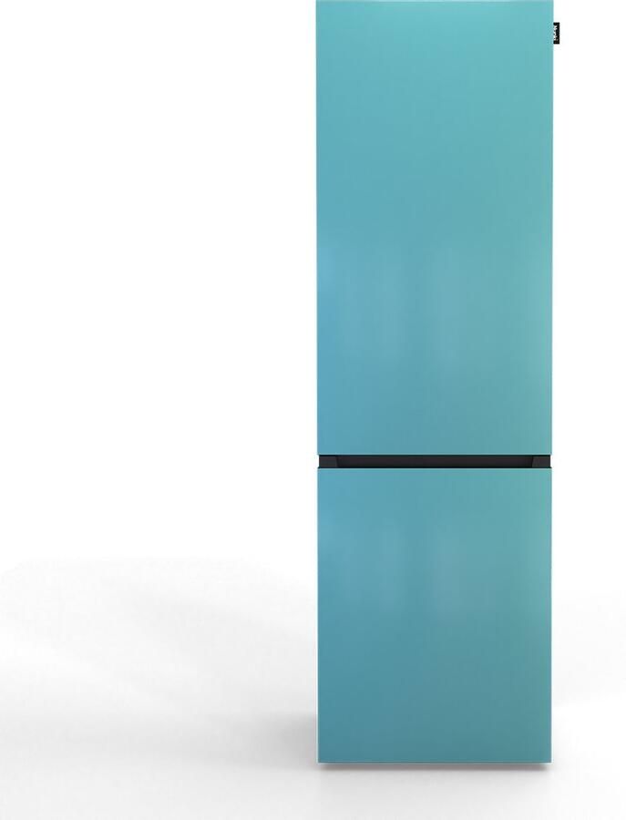 Nunki LARGECOMBINFA-ASKY Koel-vriescombinatie A Klasse 304l Sky Blue Gloss (ALL sides)