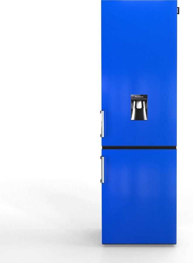 Nunki LARGEH2O-FBLU Combi Bottom Koelkast E klasse 268l Waterdispenser Blue Fire (FRONT only)