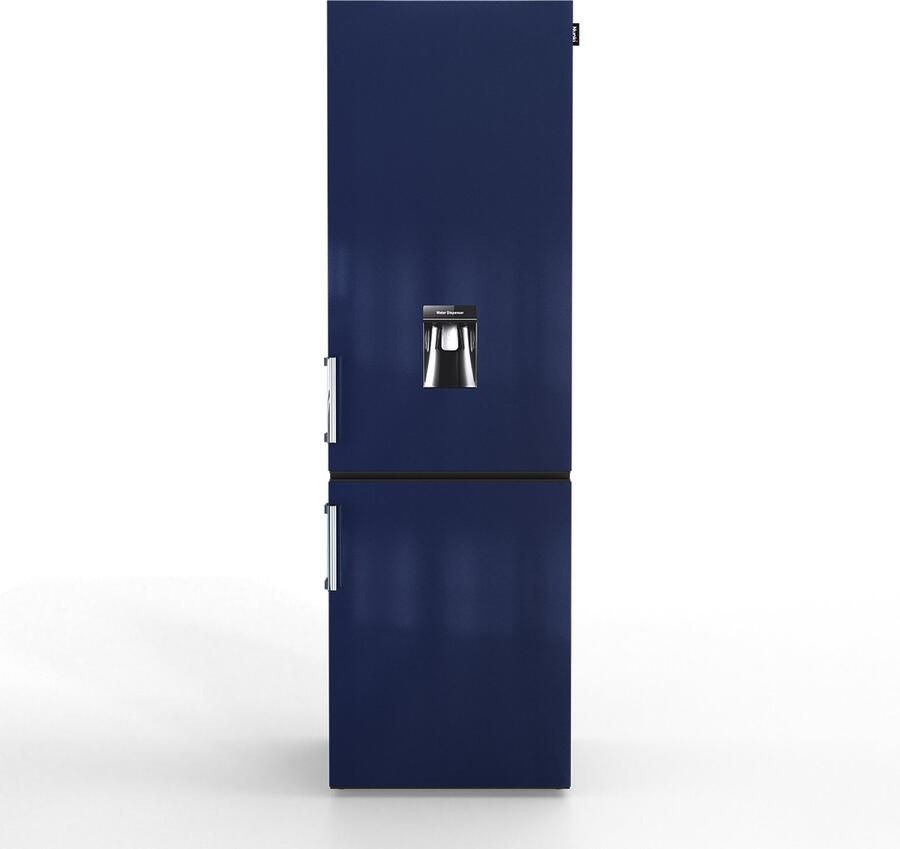 Nunki LARGEH2O-FMAG Combi Bottom Koelkast E klasse 268l Waterdispenser Magnetic Burst Gloss Metallic (FRONT only)