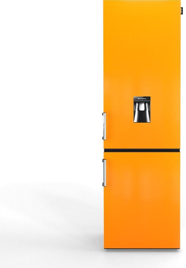 Nunki LARGEH2O-ASUN Combi Bottom Koelkast E klasse 268l Waterdispenser Sunflower Gloss (ALL sides)