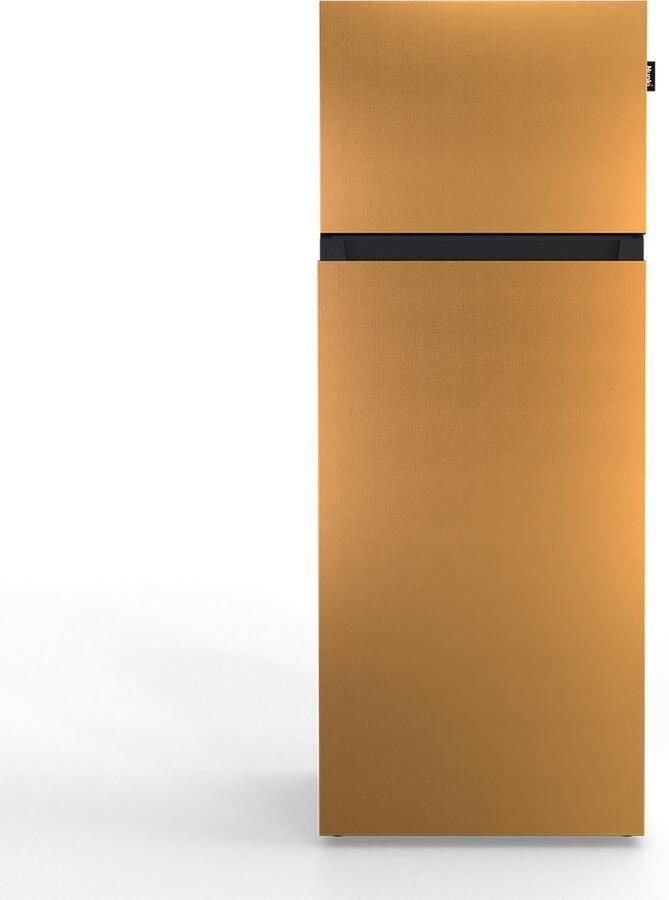 Nunki MEDIUM-ABRZ Dubbel-Deurs Koelkast E Klasse 206l Brushed Bronze Texture (ALL sides)