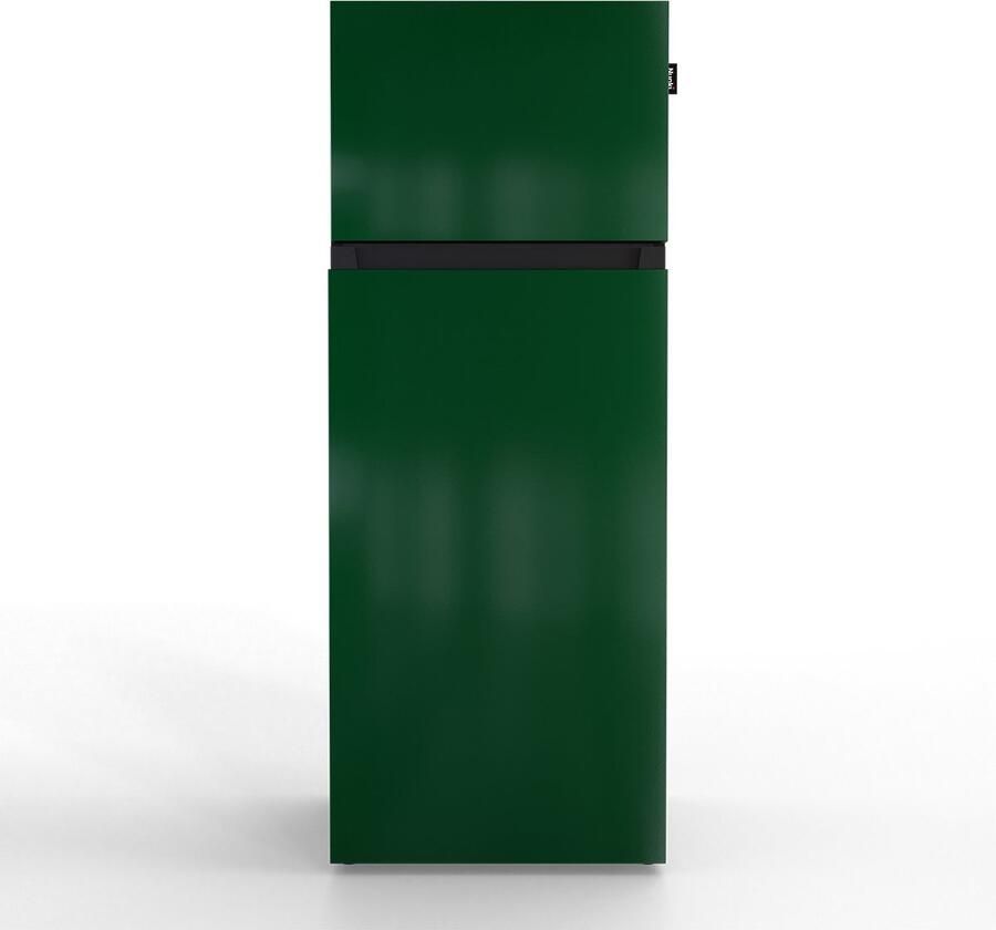 Nunki MEDIUM-ADAR Dubbel-Deurs Koelkast E Klasse 206l Dark Green Gloss (ALL sides)
