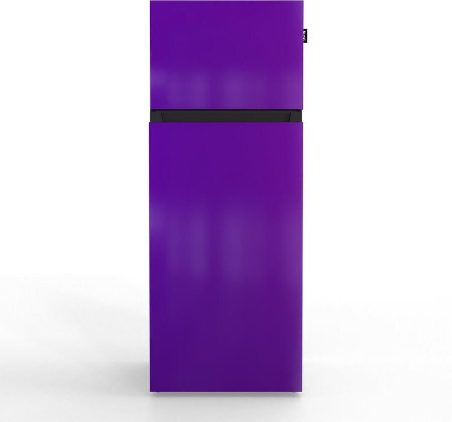 Nunki MEDIUM-FPLU Dubbel-Deurs Koelkast E Klasse 206l Plum Explosion Gloss (FRONT only)