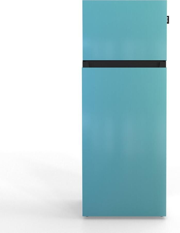 Nunki MEDIUM-ASKY Dubbel-Deurs Koelkast E Klasse 206l Sky Blue Gloss (ALL sides)