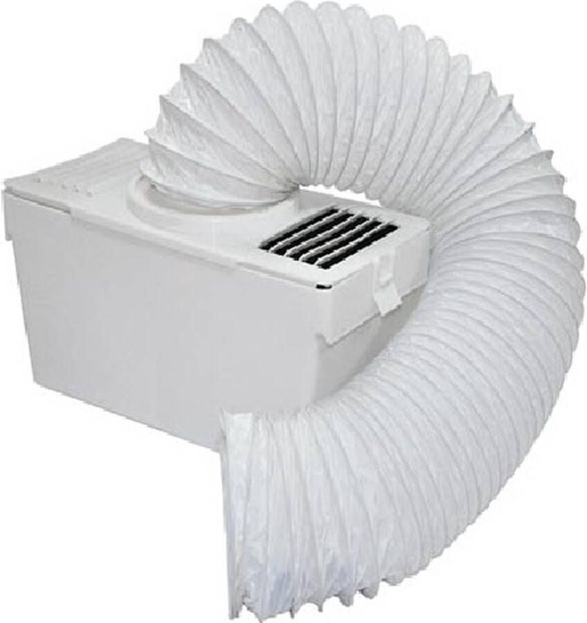 Perel Universele condensopvangbak voor droogkast zonder afvoer incl. 1.5 m slang en 2 slangklemmen wit