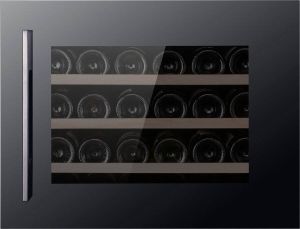 Pevino 24 Black Inbouw wijnkoelkast Nis 45 cm 1 T° 24 Flessen