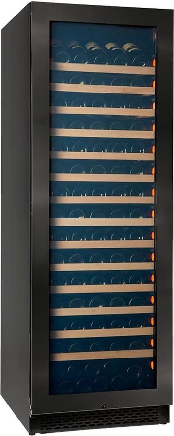 Pevino PNG180S-HHBS Wijnbewaar- of Serveerkast 1 Zone 159 Fl.- Black Steel Deurslot Temperatuuralarm - Foto 2