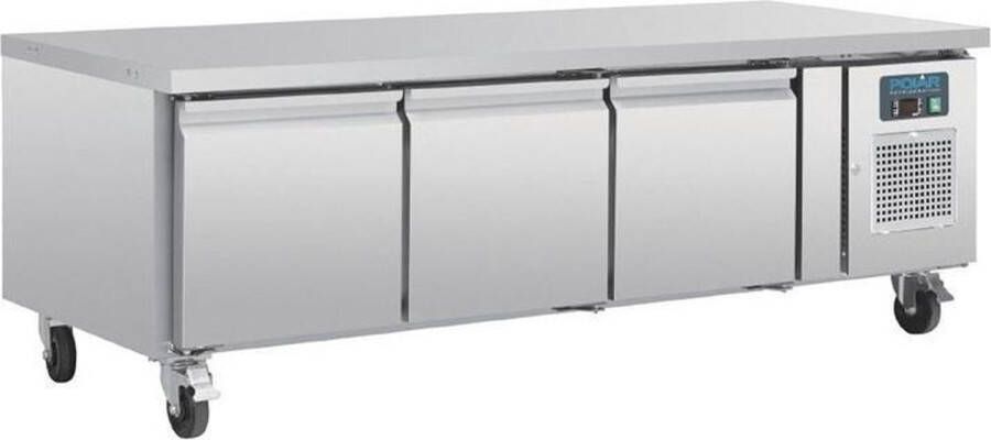 Polar Gekoelde Onderkast 3-Deurs GN 1 1 317L Geforceerd DA463 Horeca & Professioneel