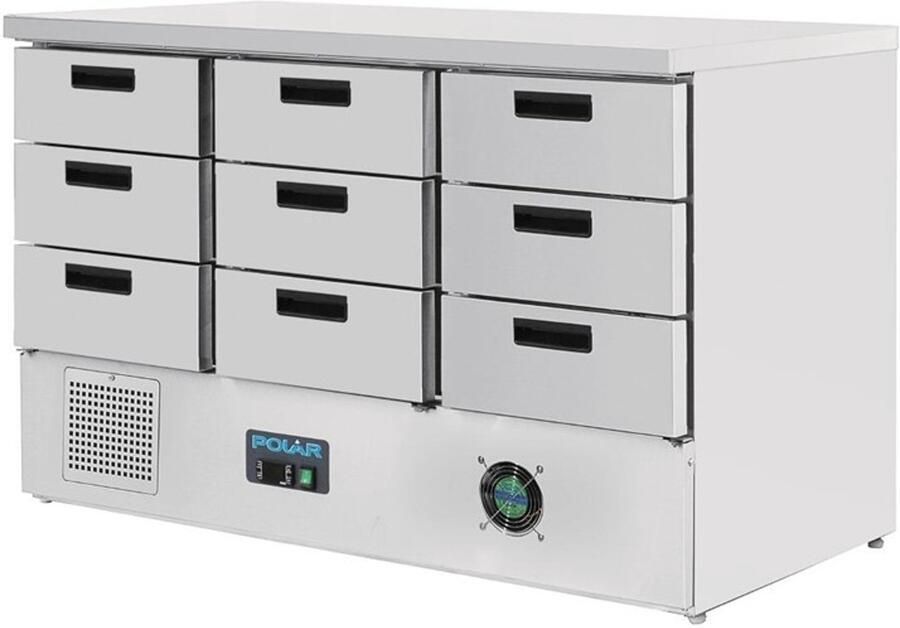 Polar G-Serie Koelwerkbank Met 9 Lades 368l FA441 Horeca & Professioneel - Foto 2