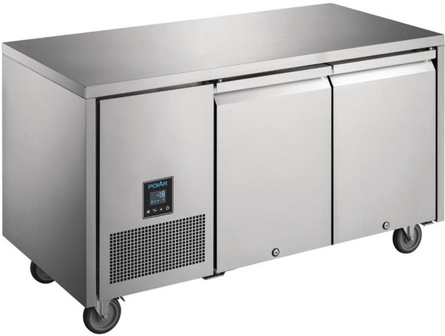 Polar U-Serie Tweedeurs Vrieswerkbank 267L UA006 Horeca & Professioneel - Foto 2