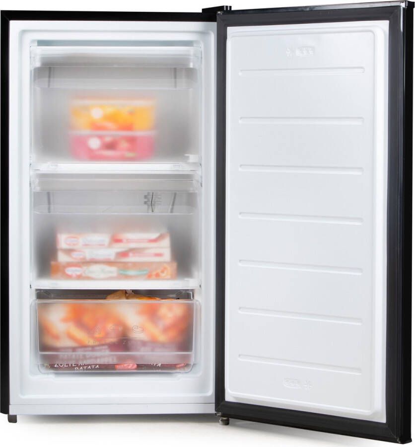 PRIMO PR143DV Vriezer Tafelmodel Diepvries Vrijstaand 60L E Zwart