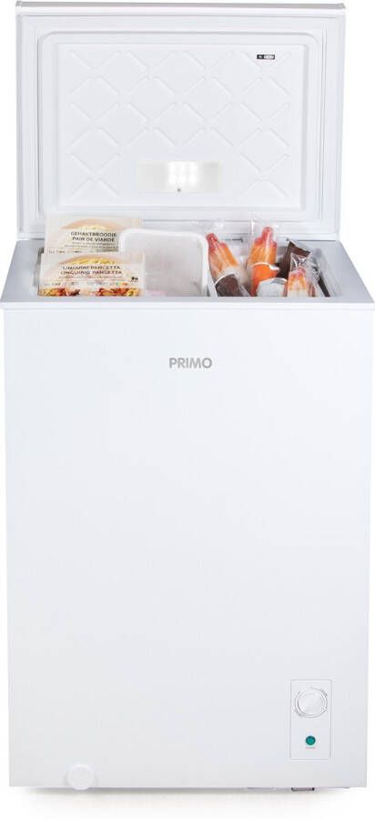PRIMO PR158DVK Diepvrieskist 99L E Bruikbaar als koeling Incl. mandje Wit