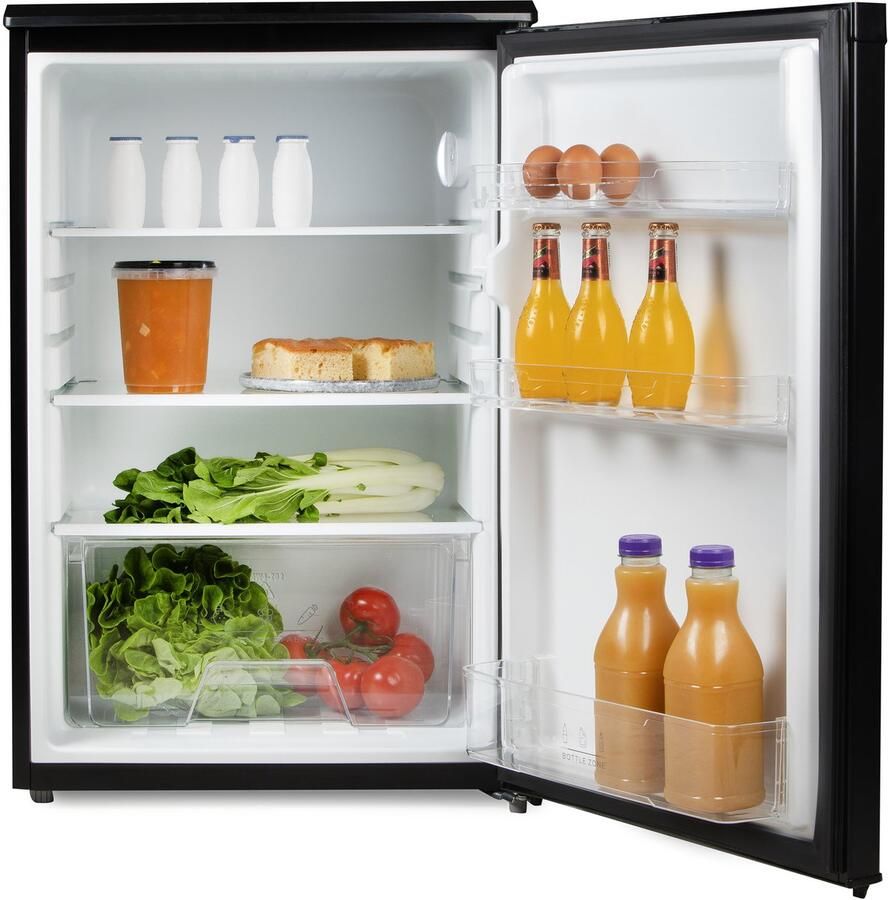 PRIMO PR198FR Koelkast Tafelmodel Kleine Koelkast 131L 35 dB Stil Energielabel C Zwart