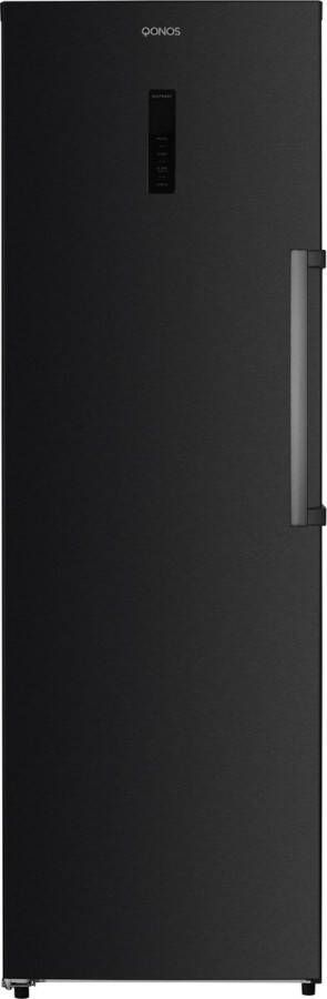 Qonos Q978062 Koelkast – 126L – Energieklasse D – Stil (39 dB) – Omkeerbare Deur – Dark Inox