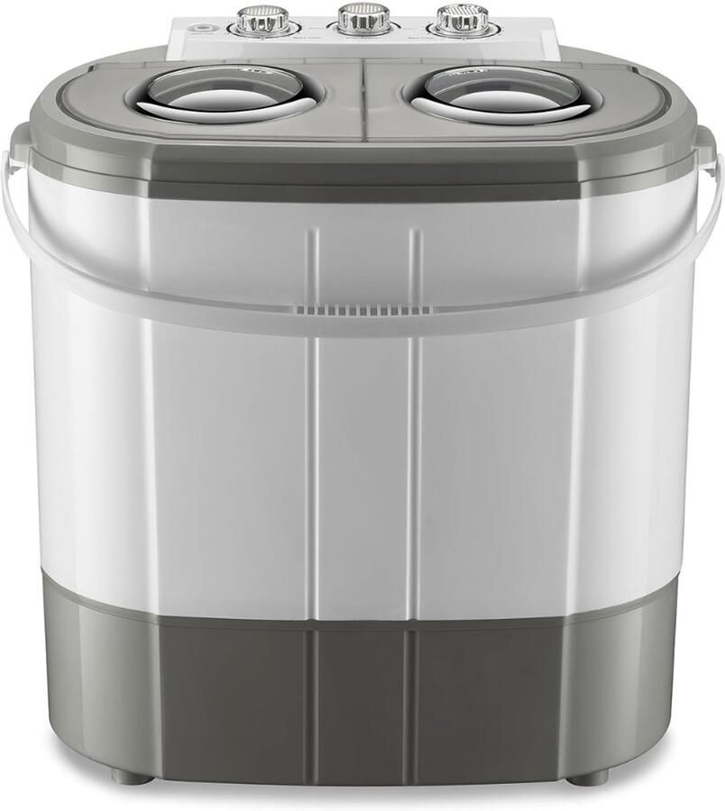 QORA Mini Wasmachine Grijs ‎60cm x 36cm x 60cm