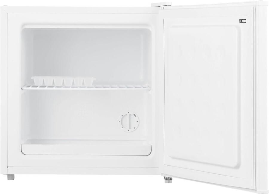 QUOVO Mini vriezer Diepvries 33L [Energieklasse E] Wit 45cm x 47cm x 49cm