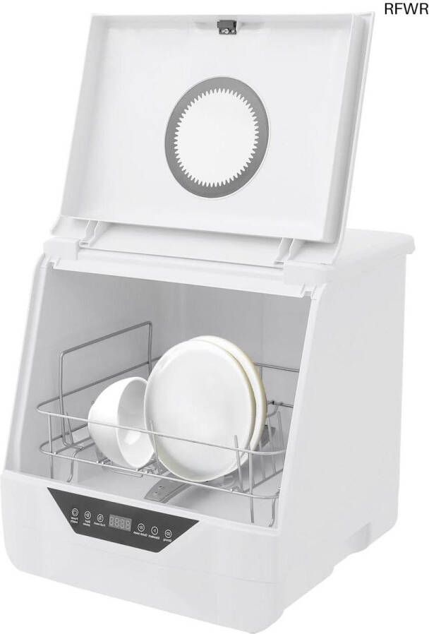 RFWR Compacte tafelvaatwasser voor kleine keukens Ruimtebesparende mini vaatwasser