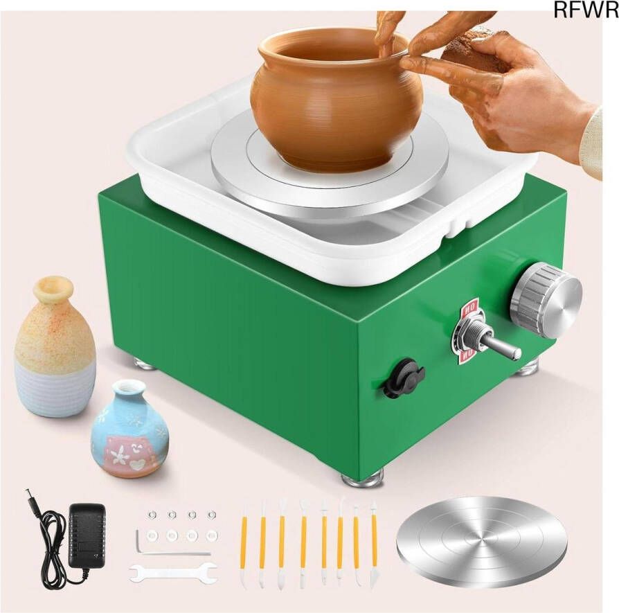 RFWR Mini Pottenbakkersmachine met Instelbare Snelheid en Hoogwaardige Motor
