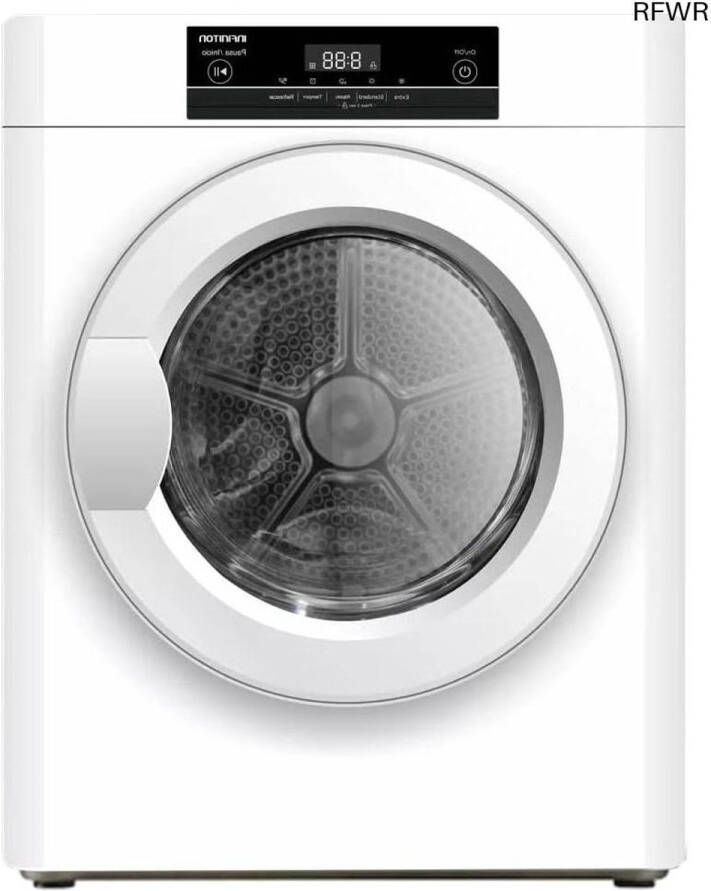 RFWR Mini Wasdroger met LED-Sensoren en Anti-Rimpelfunctie – 3 kg