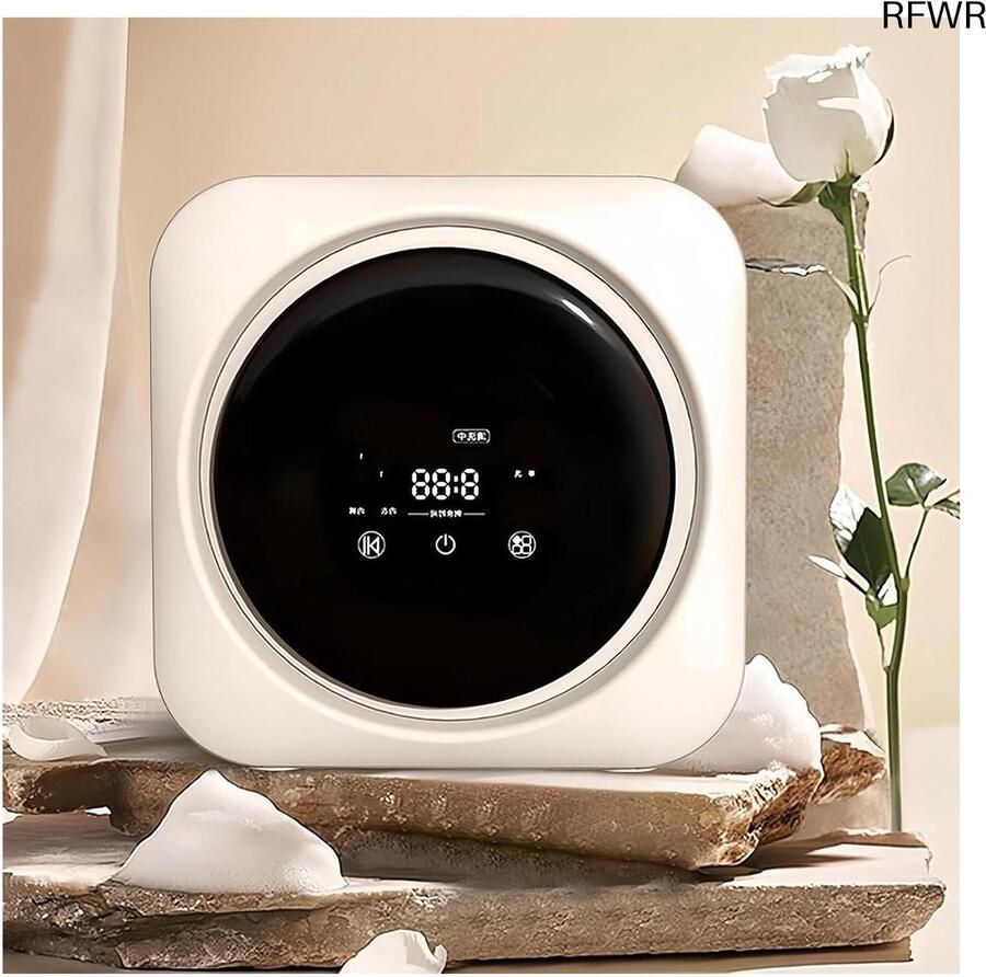 RFWR Compacte 2-in-1 Mini Wasmachine en Droger Voor Ondergoed en Kleding Geluidsarm en Waterbesparend