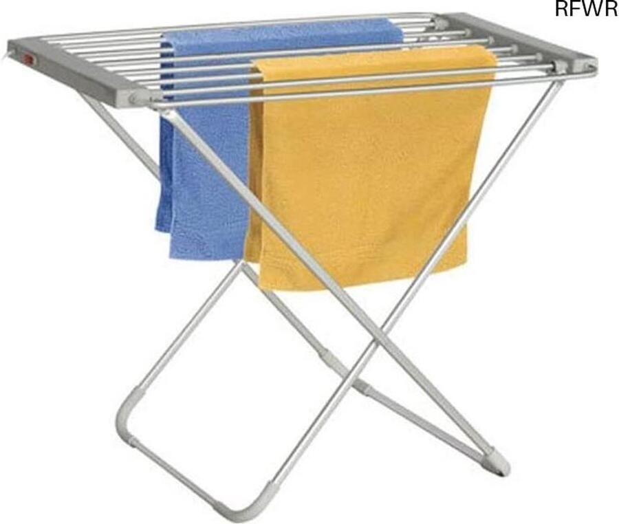 RFWR Elektrisch droogrek van aluminium met 6 stangen Efficiënt wasdroogapparaat voor binnen en buiten - Foto 1