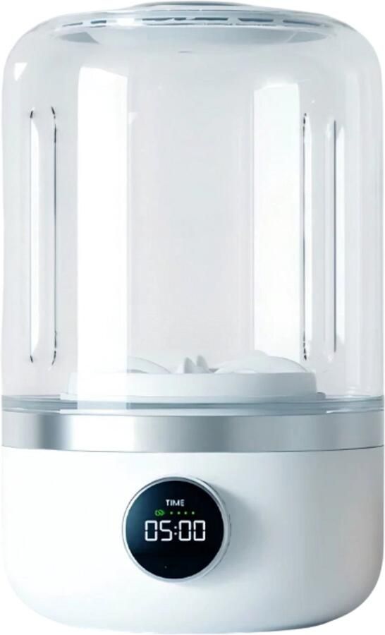 Rimmo Draagbare Mini Wasmachine voor Ondergoed en Sokken – Draadloze 1L Wasemmer met Centrifuge – Ideaal voor Reizen Camping en Kleine Ruimtes