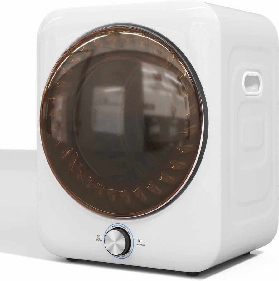 Rolipo Wasdroger 3kg – 65dB – 8 programma's – NTC sensor – voor kleine huishoudens – 53 5x42x65 cm – 1 stuks – wit